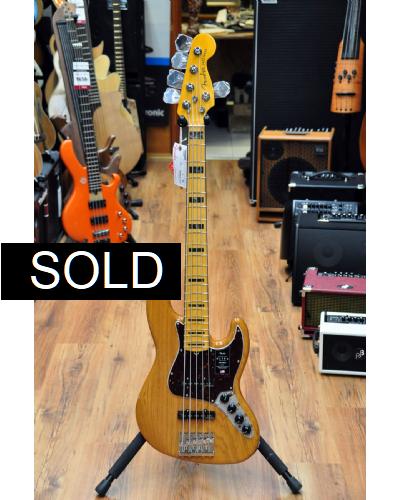 Fender American Ultra Jazz Bass V Aged Natural